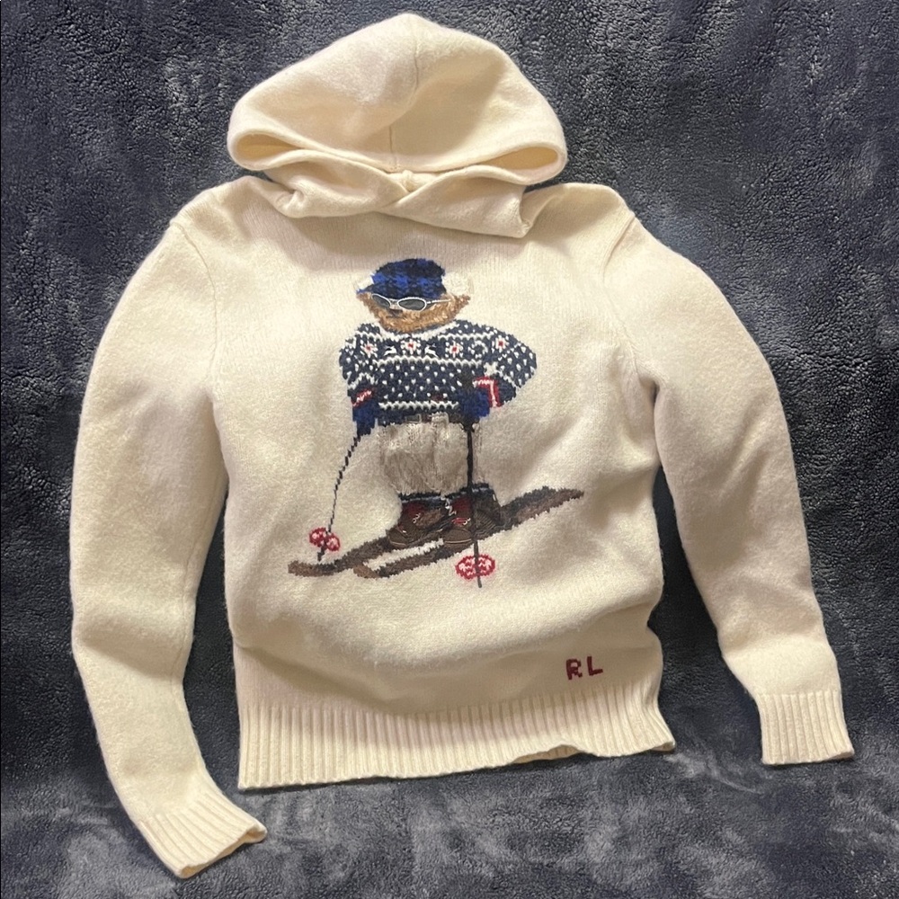 Ralph Lauren Hoodie with Ski Bear